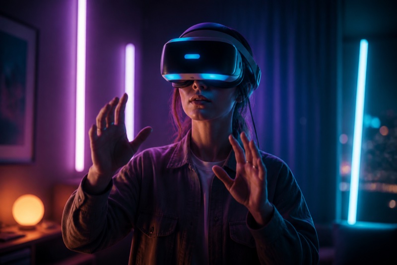 Иллюстрация идеи «VR-квест на полном погружении»